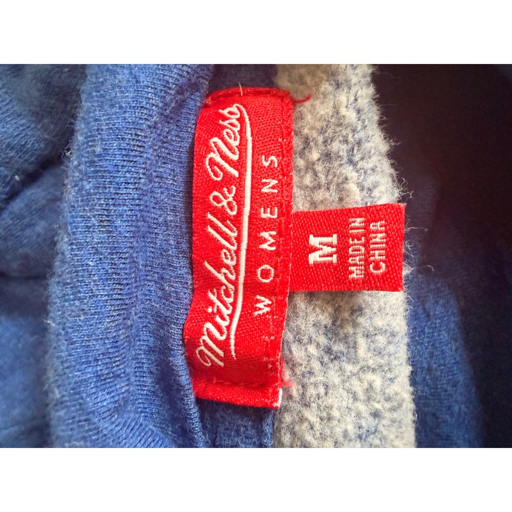 Philadelphia 76ers Hoodie Mitchell & Ness Funnel Neck HCW Sweatshirt Womens M - Picture 10 of 10
